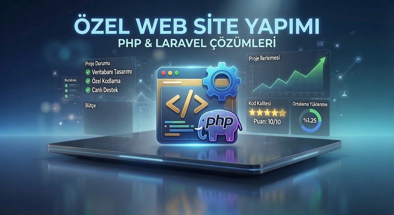 Web Sitesi Yazılım Hizmeti (PHP, Laravel)